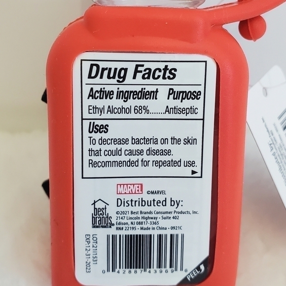 NWT Marvel Spider-Man Hand Sanitizer With Case 4 Piece Gift Set - Picture 12 of 12